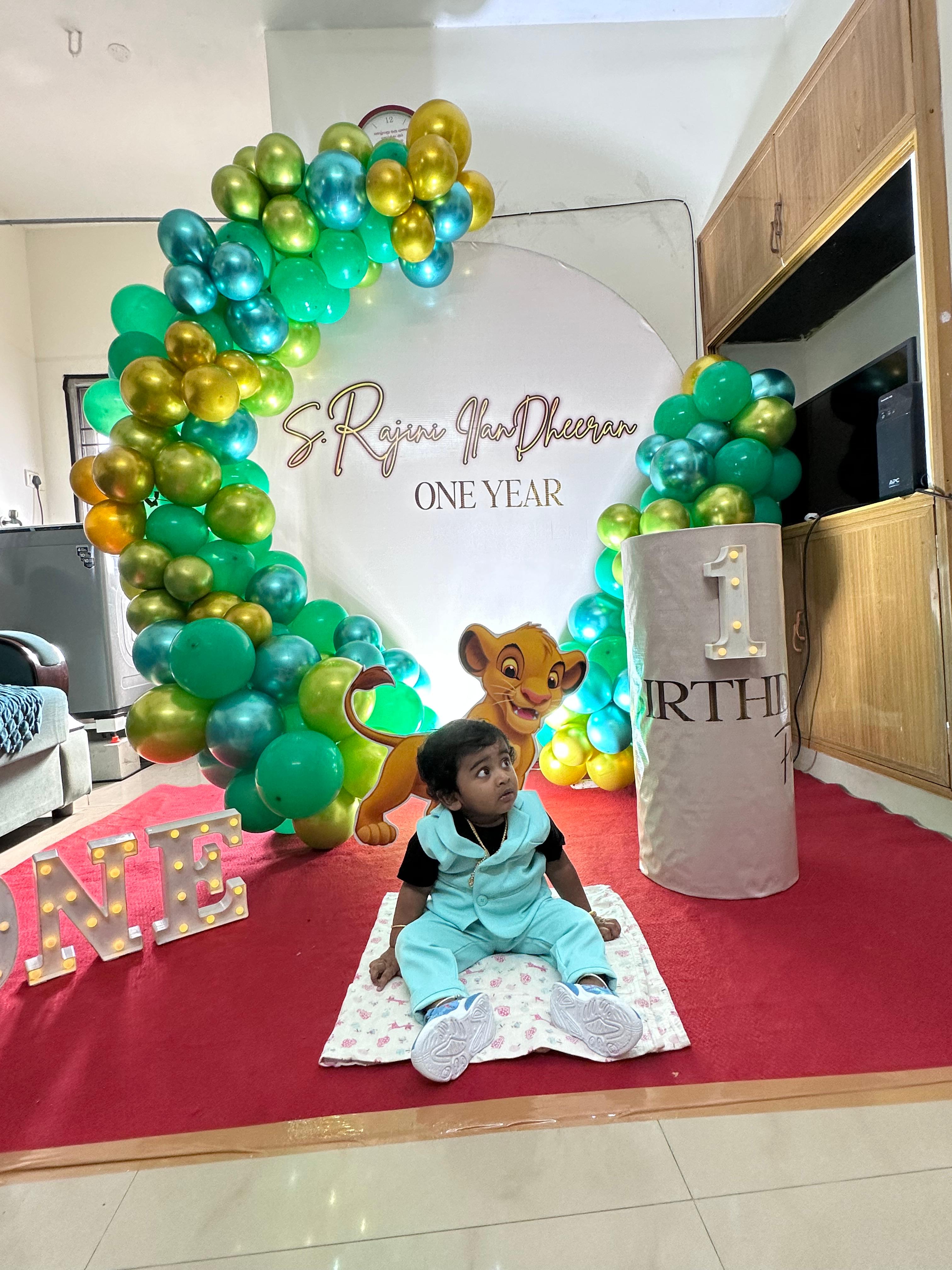 Elegant Birthday Stage